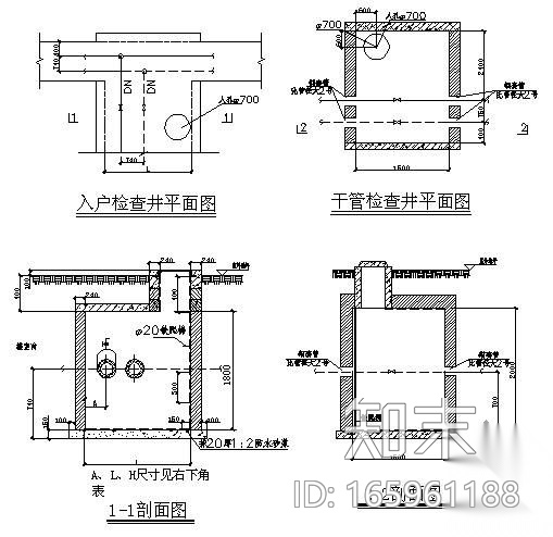 某小区室外热网设计图cad施工图下载【ID:165961188】