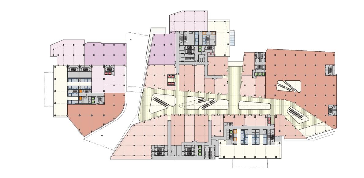 [深圳]超高层玻璃幕墙双塔式商业综合体建筑设计方案文...cad施工图下载【ID:165925112】