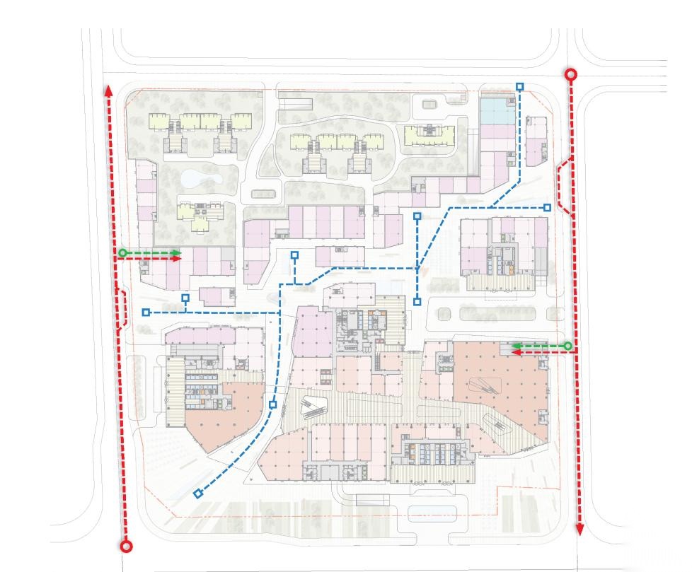 [深圳]超高层玻璃幕墙双塔式商业综合体建筑设计方案文...cad施工图下载【ID:165925112】