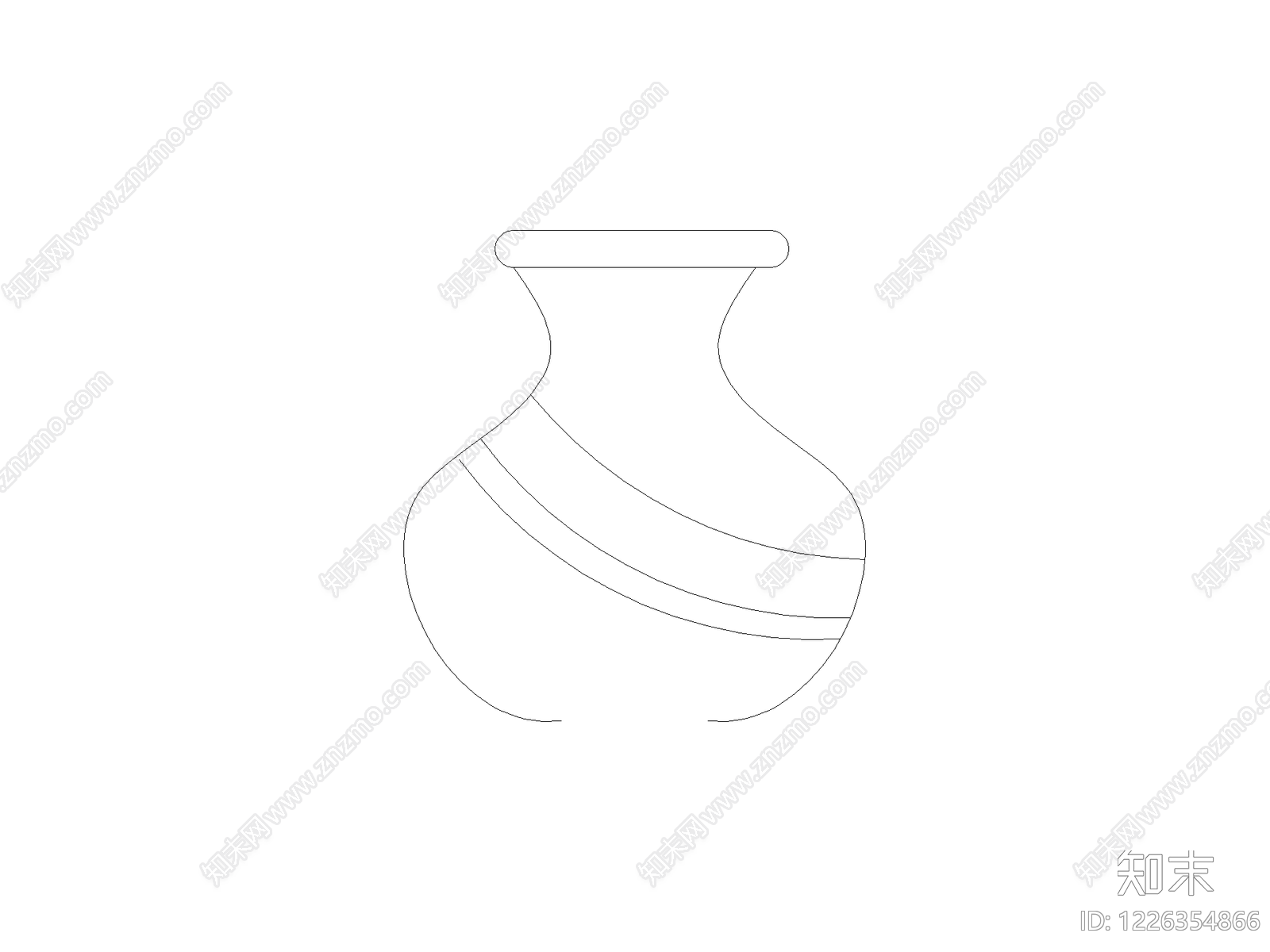摆件cad施工图下载【ID:1226354866】