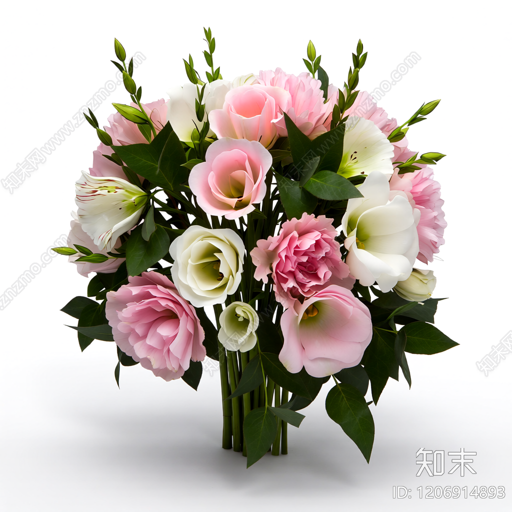 花束插花装饰3D模型下载【ID:1206914893】