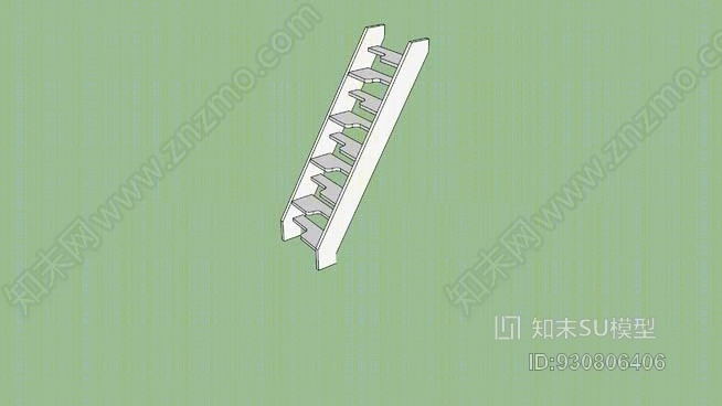 微型楼梯直流SU模型下载【ID:930806406】