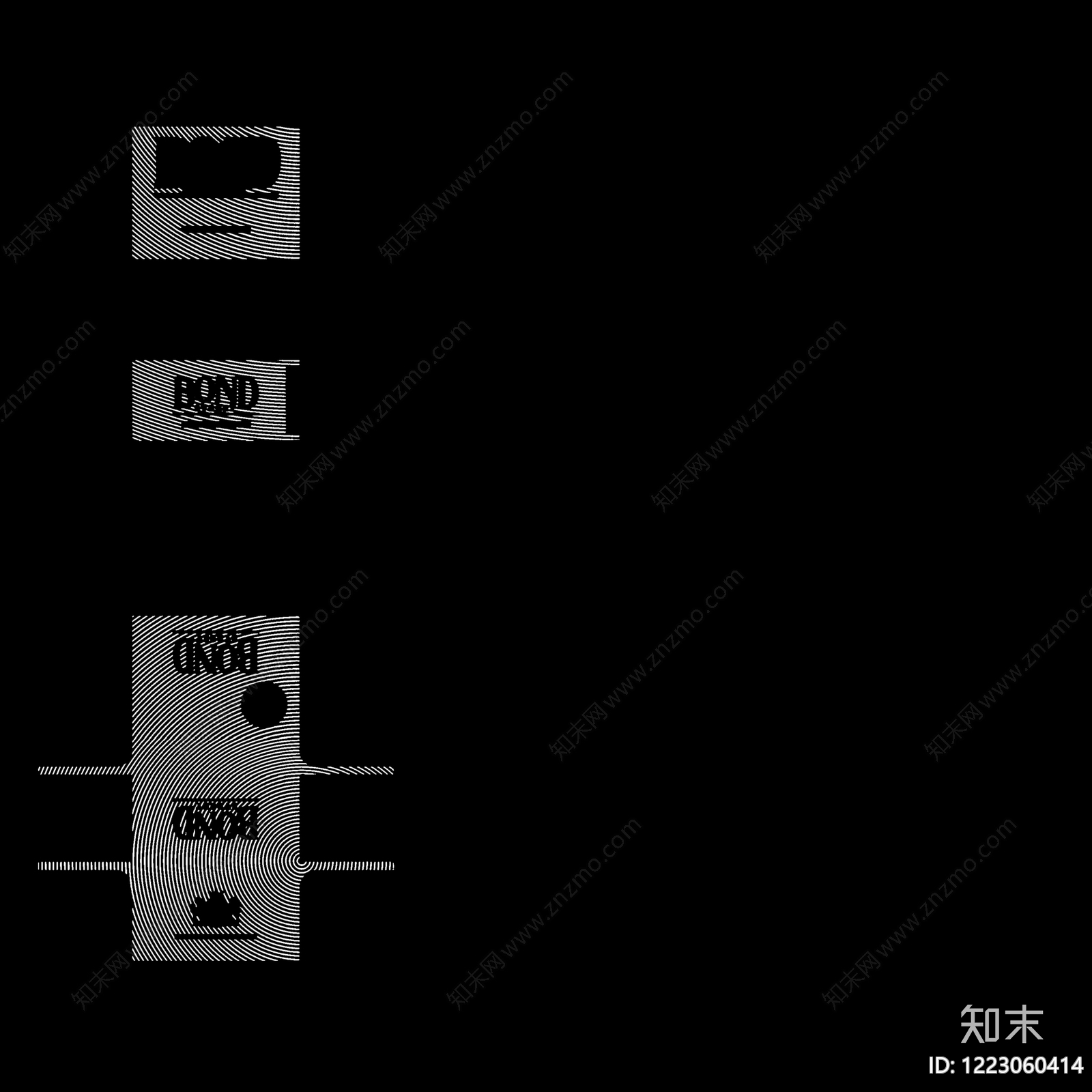 黑白条纹贴图下载【ID:1223060414】