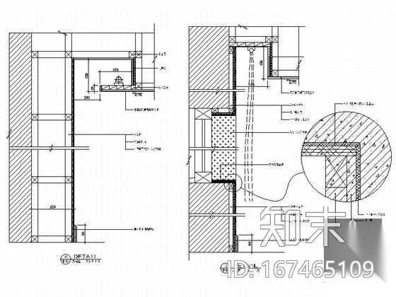 成套装饰墙面造型节点详图CAD图块下载cad施工图下载【ID:167465109】