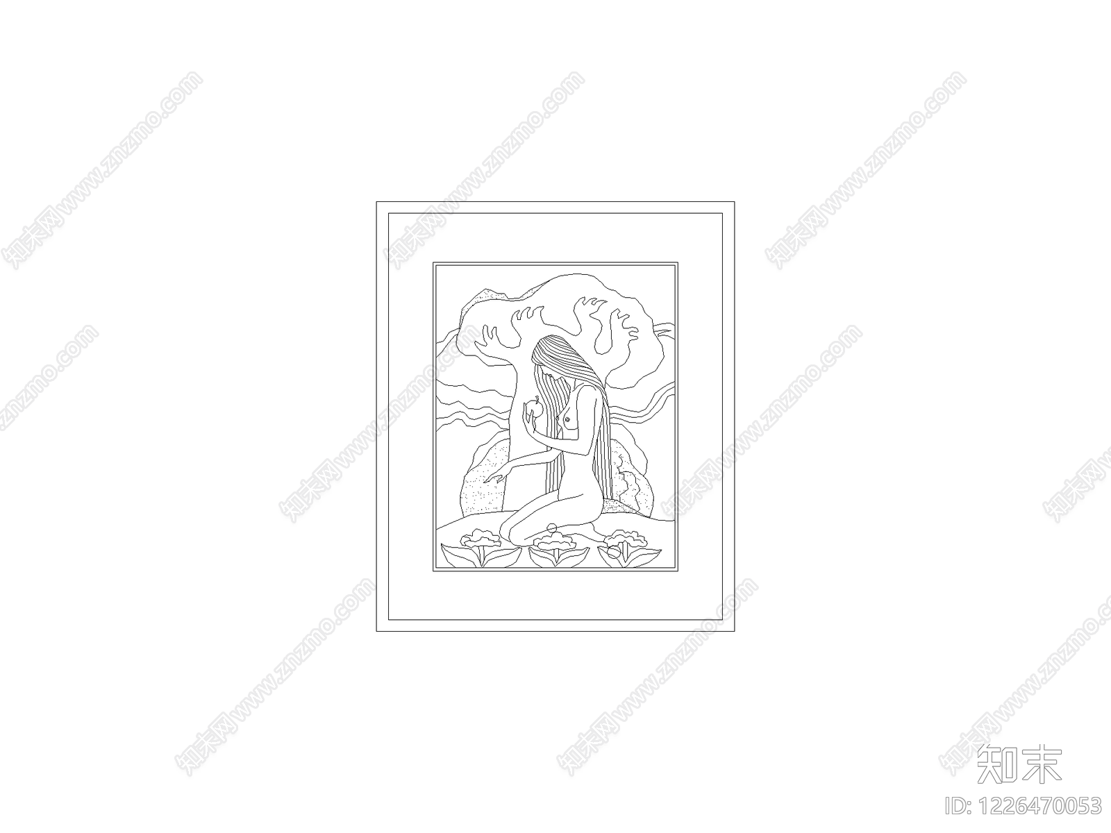 人物cad施工图下载【ID:1226470053】
