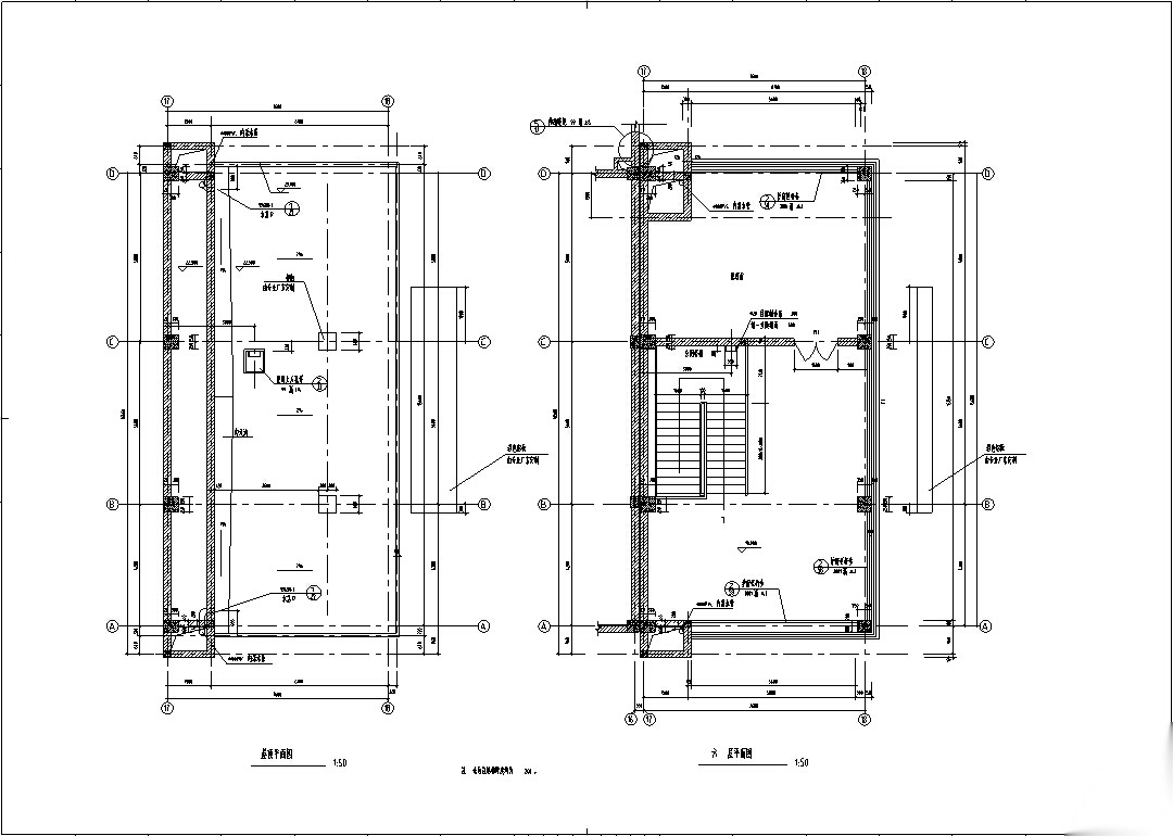 5套商业综合建筑设计方案初设图CADcad施工图下载【ID:151644128】