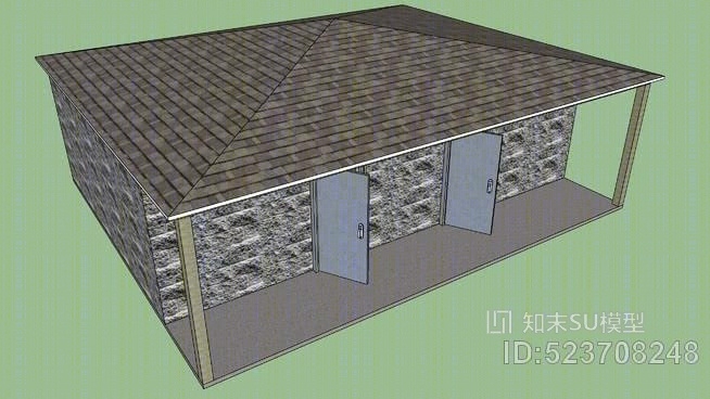 公园浴室SU模型下载【ID:523708248】