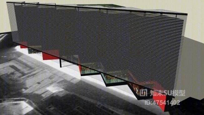 艺术风格建筑SU模型下载【ID:819229422】