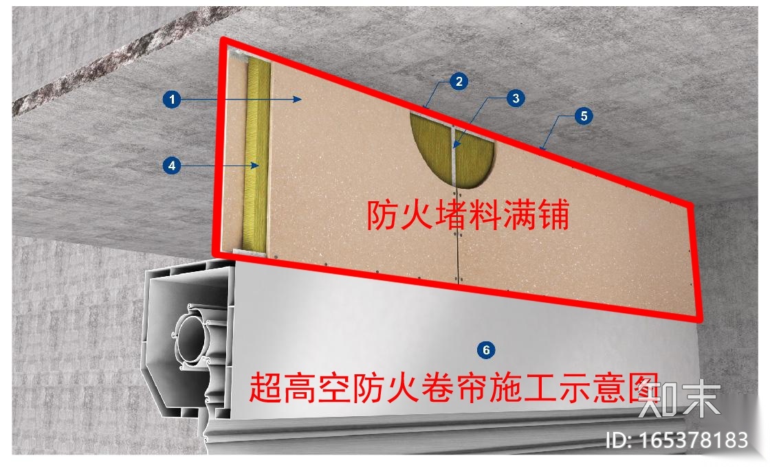 室内防火卷帘通用节点大样详图cad施工图下载【ID:165378183】