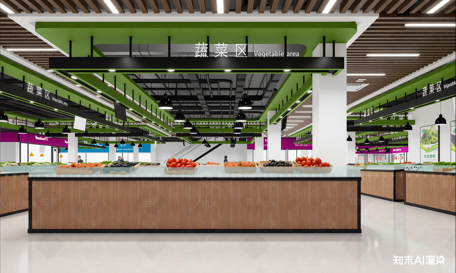 现代超市3D模型下载【ID:1214318236】