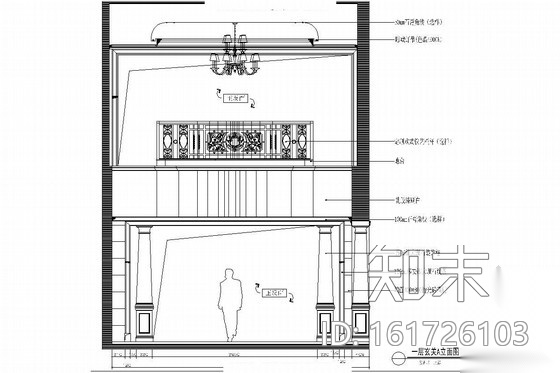 豪华欧式两层别墅室内装修图（含效果）cad施工图下载【ID:161726103】