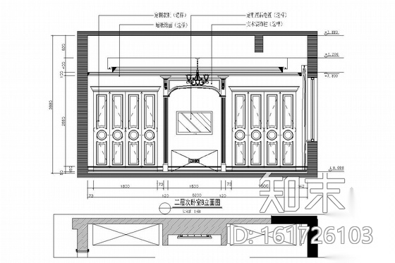 豪华欧式两层别墅室内装修图（含效果）cad施工图下载【ID:161726103】