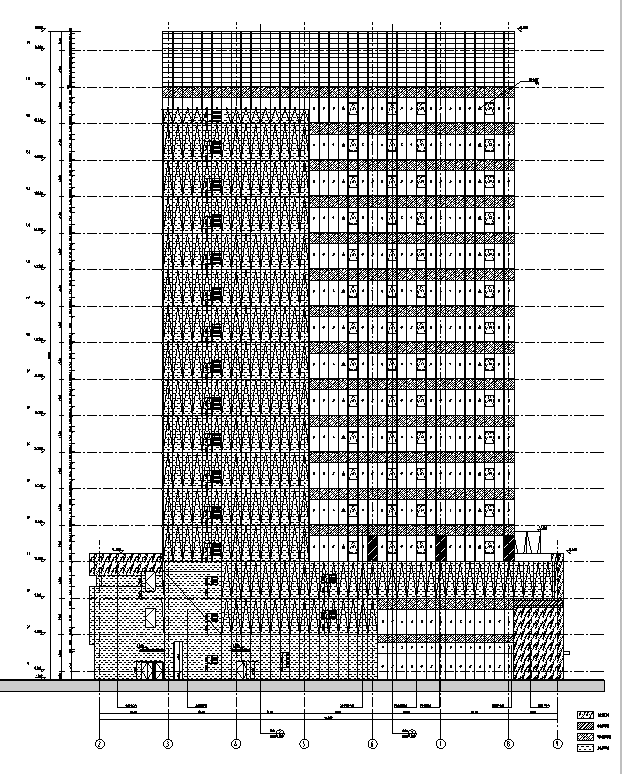 [上海]高层商业办公综合体建筑项目全套审图版施工图下载【ID:151482126】