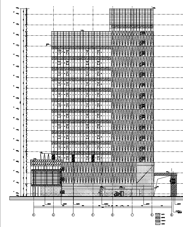 [上海]高层商业办公综合体建筑项目全套审图版施工图下载【ID:151482126】