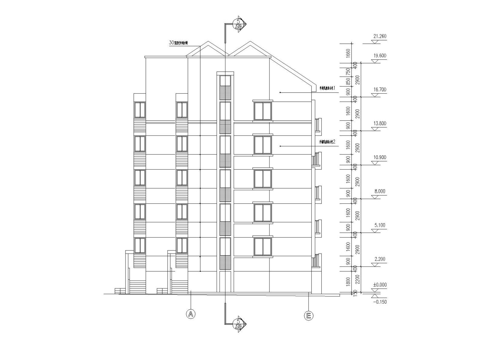 [山东]临沂高新区涑河居住区住宅建筑施工图cad施工图下载【ID:149578112】