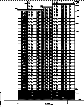 高层塔式商场住宅建筑施工图cad施工图下载【ID:149558190】