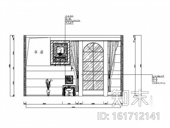 顶楼花园公寓室内装修图（含效果）cad施工图下载【ID:161712141】