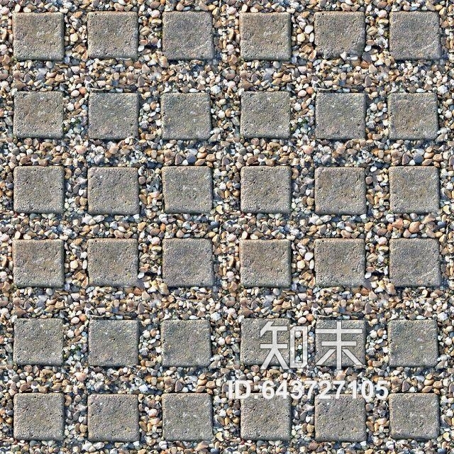 弹石铺装贴图下载