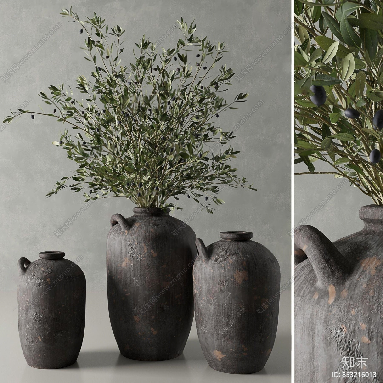 现代花艺3D模型下载【ID:853216013】