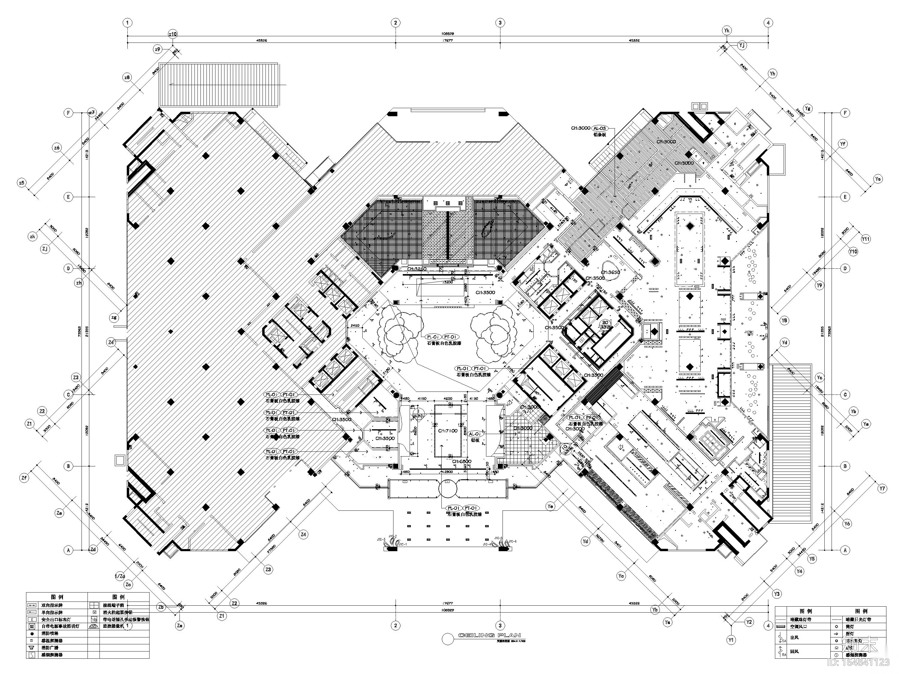 [上海]铂尔曼五星级酒店设计施工图+效果图cad施工图下载【ID:164841123】