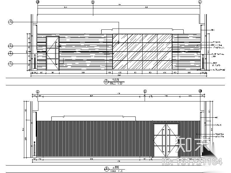 某烟厂办公楼会议室装修施工图cad施工图下载【ID:161731164】