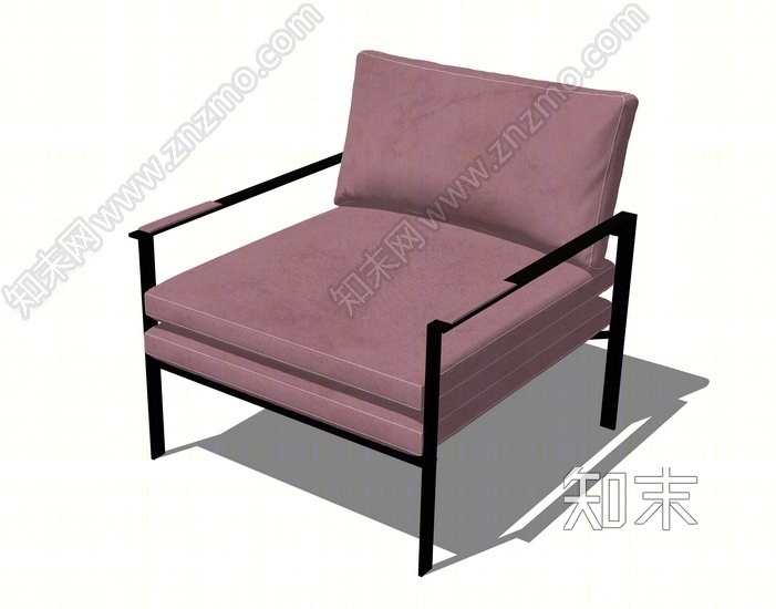 休闲椅子SU模型下载【ID:152165111】