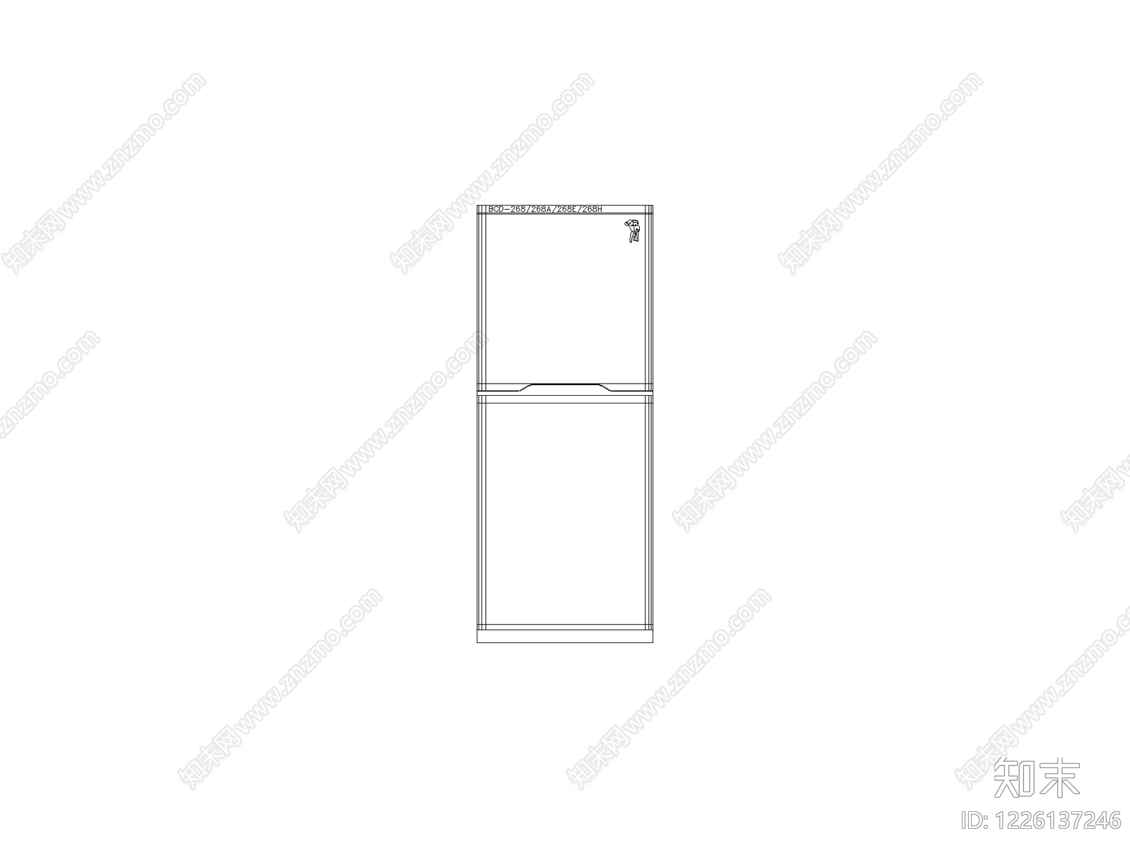 柜子cad施工图下载【ID:1226137246】