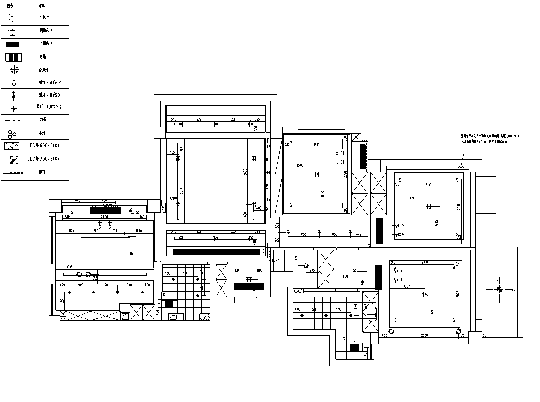 [浙江]温州120㎡黑白调住宅施工图_附效果图施工图下载【ID:168050174】