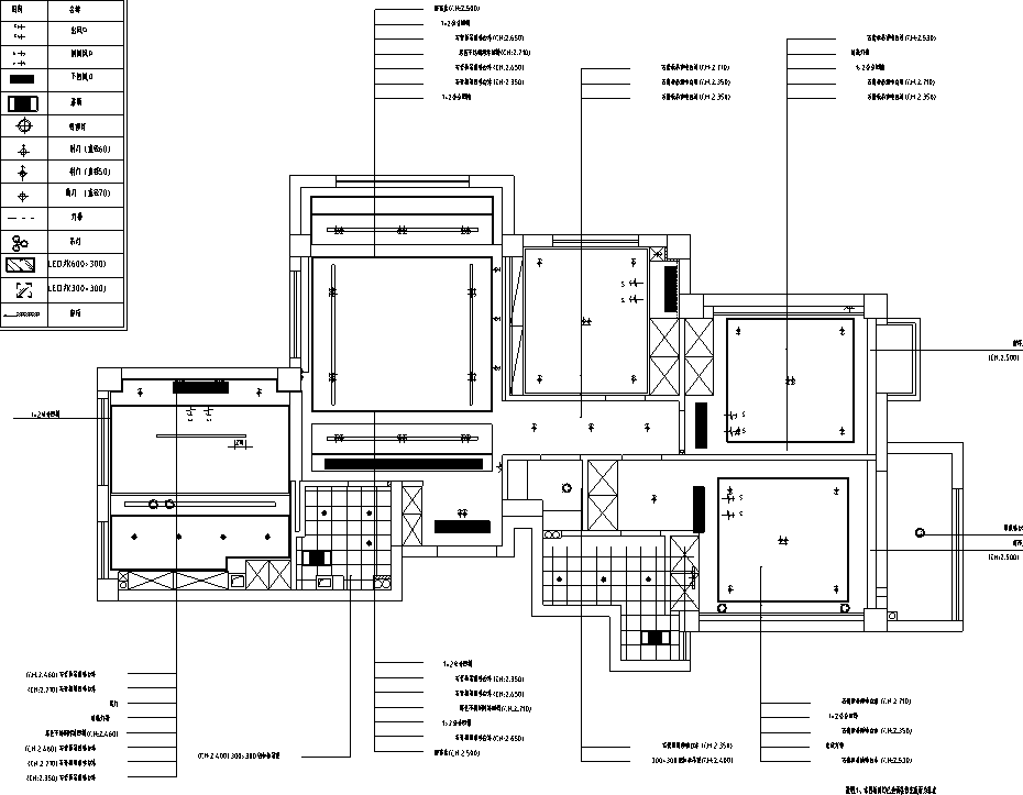 [浙江]温州120㎡黑白调住宅施工图_附效果图施工图下载【ID:168050174】