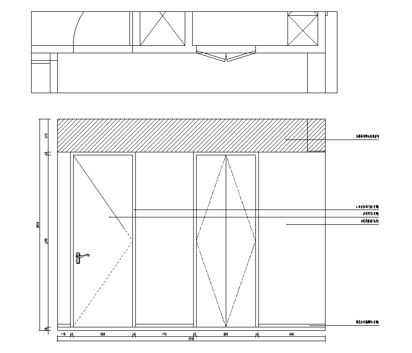 [浙江]温州120㎡黑白调住宅施工图_附效果图施工图下载【ID:168050174】