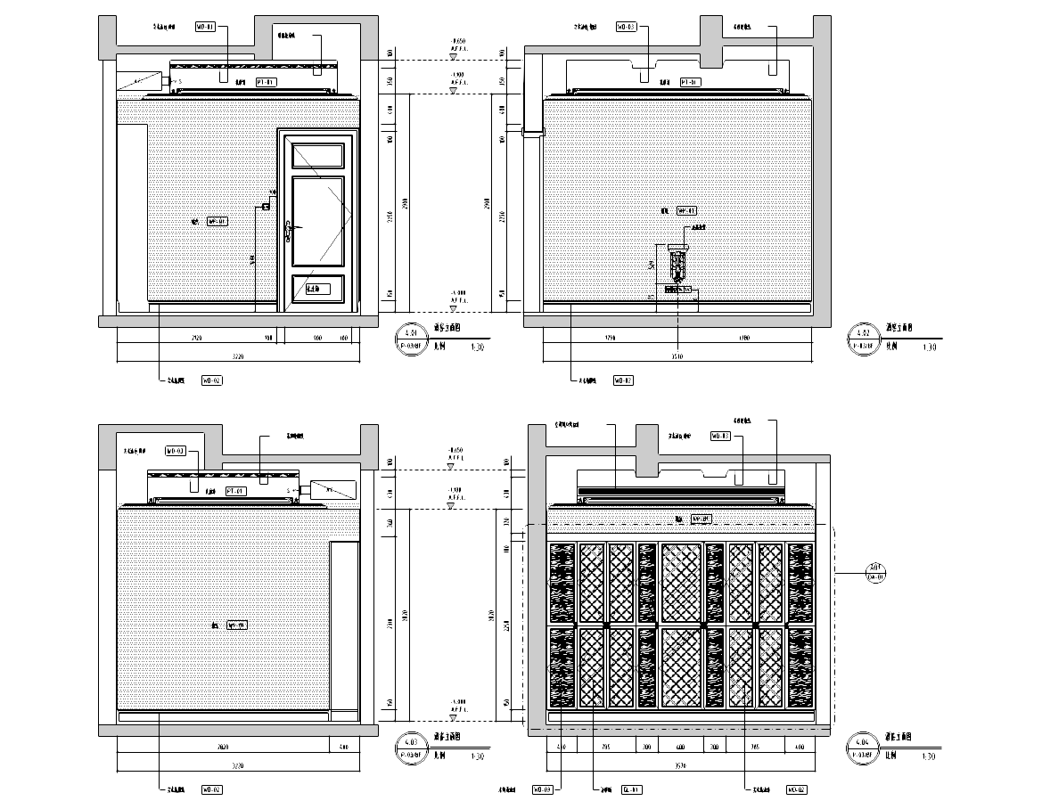 [广东]广州意大利风格九龙湖H5别墅施工图cad施工图下载【ID:161773112】