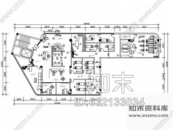 施工图成都现代美容体验中心室内装修图含效果cad施工图下载【ID:632133034】