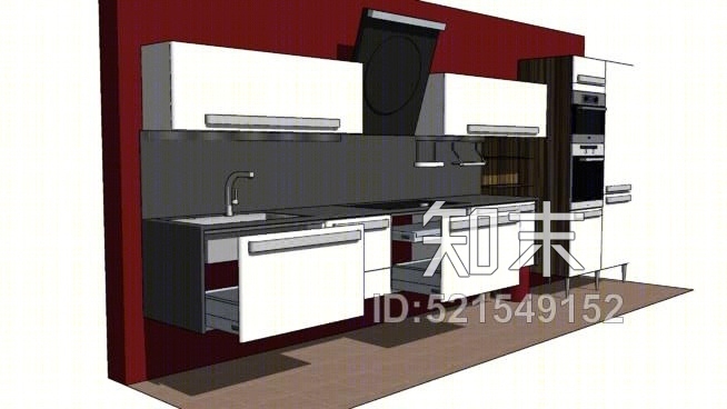 厨房，厨具，kuhinjaSU模型下载【ID:521549152】