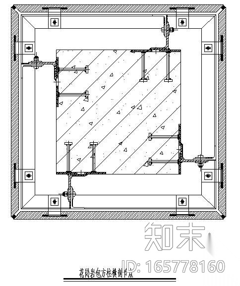 石材包柱节点构造详图集合施工图下载【ID:165778160】