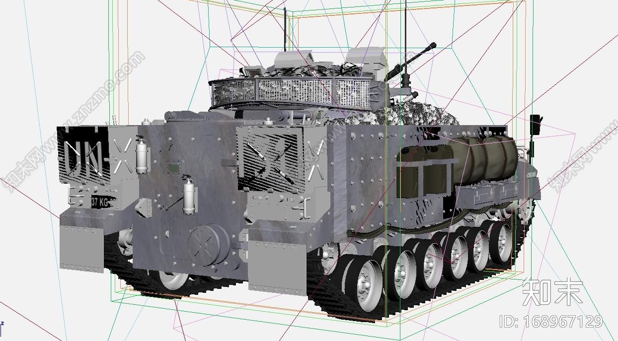 UN联合国装甲车CG模型下载【ID:168967129】