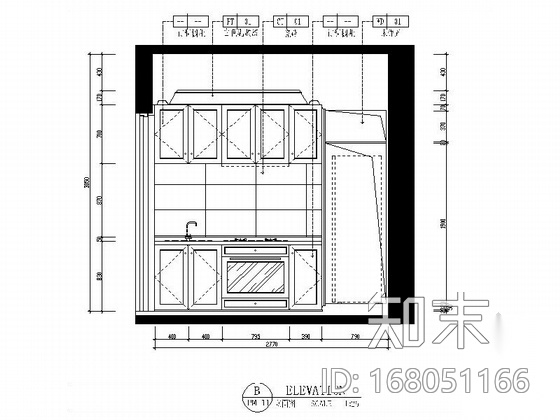 [广东]娴静舒适独具风格的样板间室内施工图（含效果图）cad施工图下载【ID:168051166】