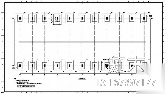 山东某大跨度干煤棚建筑结构施工图施工图下载【ID:167397177】