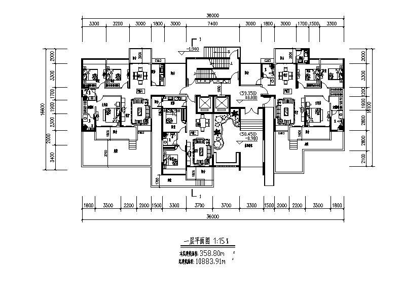 [广东]简约欧式风格塔式住宅楼建筑设计方案文本（含多张...cad施工图下载【ID:149782189】