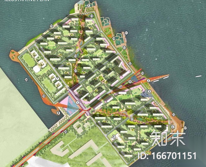 [青岛]维多利亚湾景观总体景观规划设计方案（美国公司...cad施工图下载【ID:166701151】