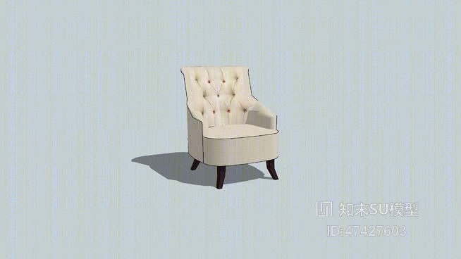 单人沙发SU模型下载【ID:317969743】