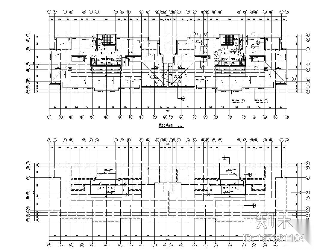 [浙江]现代风格住宅建筑施工图（1栋）cad施工图下载【ID:167381104】