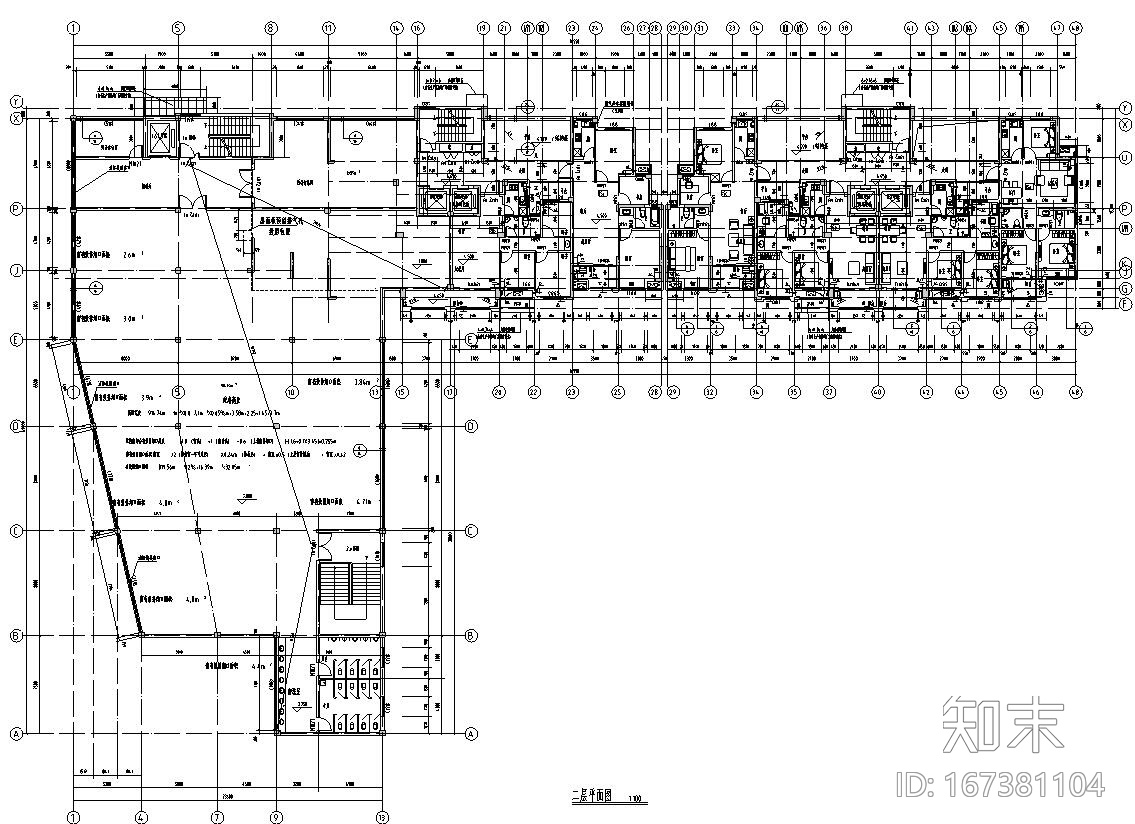 [浙江]现代风格住宅建筑施工图（1栋）cad施工图下载【ID:167381104】