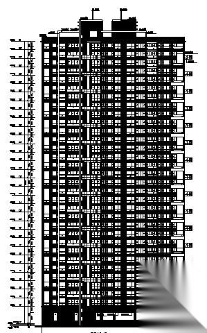 深圳红树湾某住宅小区R3楼建筑施工图cad施工图下载【ID:149886144】