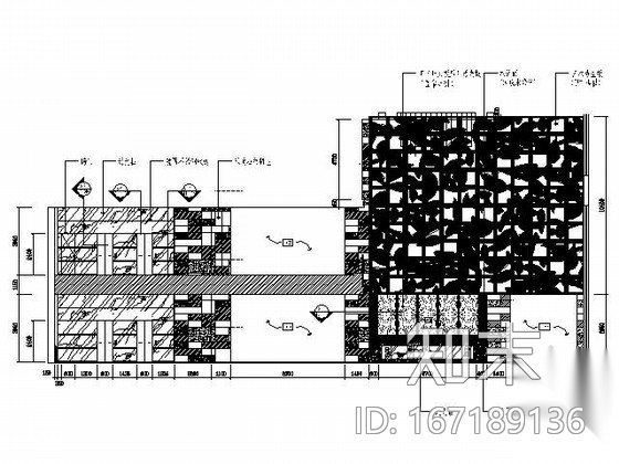 [江苏]某开发大厦门厅及卫生间施工图cad施工图下载【ID:167189136】