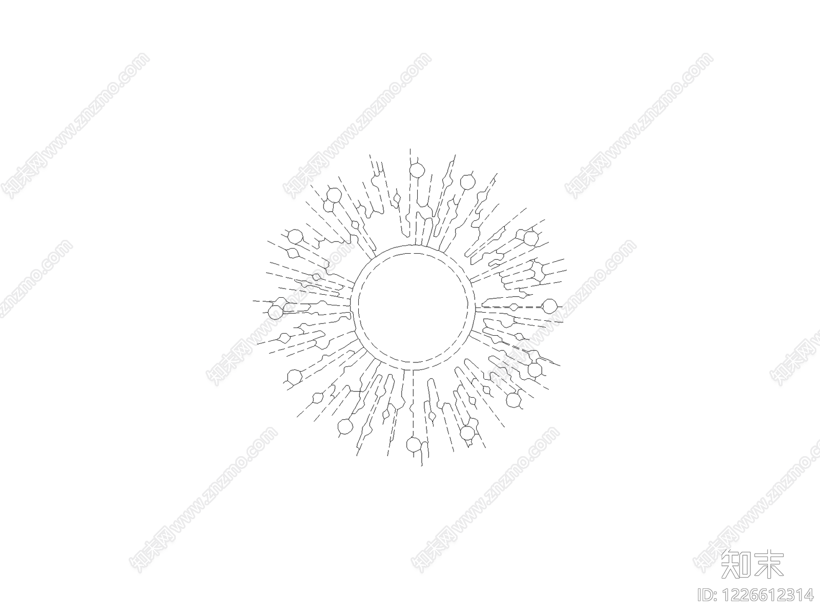 标识标牌构件CAD图纸