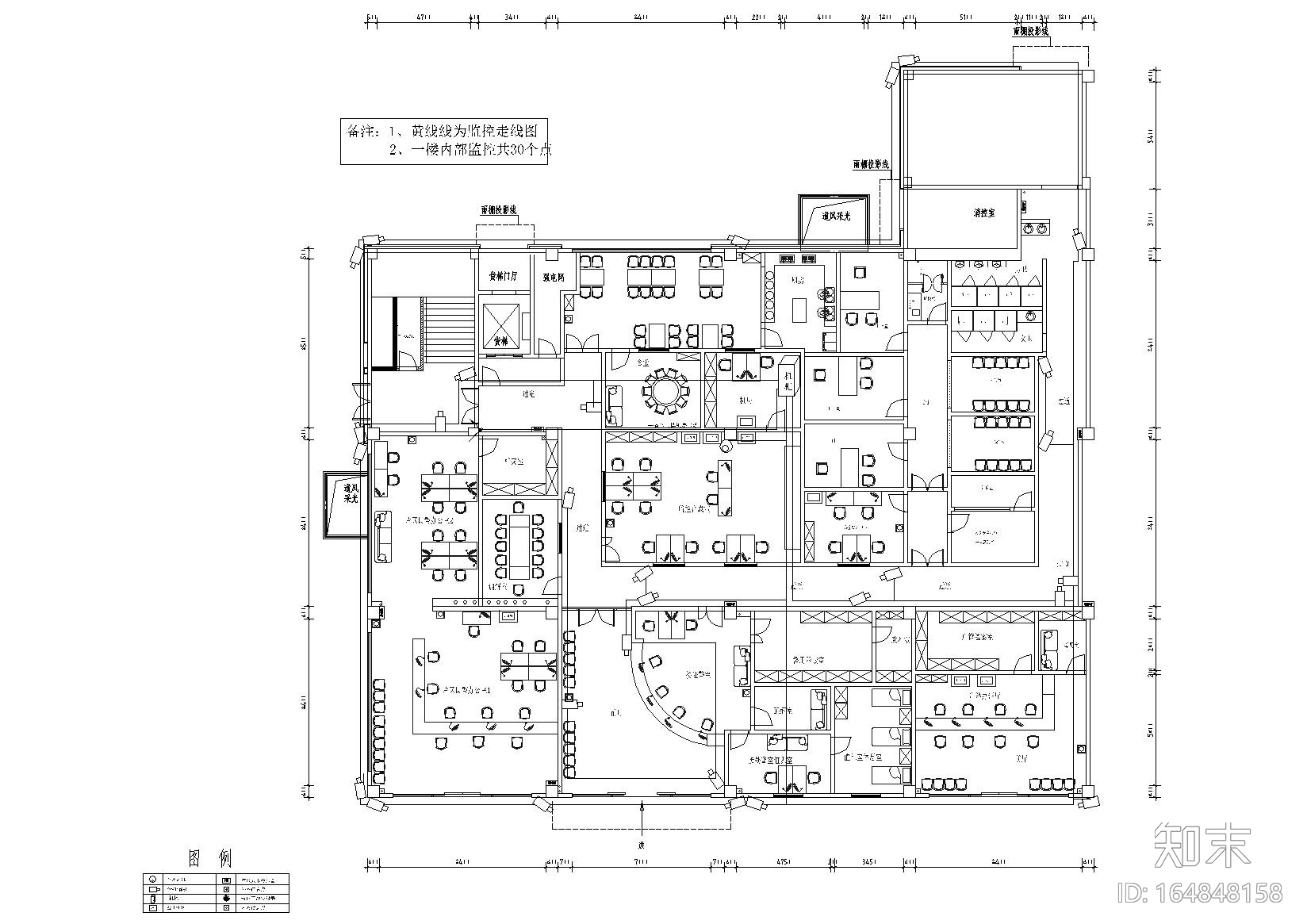 [安顺]正源-华西派出所工程施工图+工程清单cad施工图下载【ID:164848158】