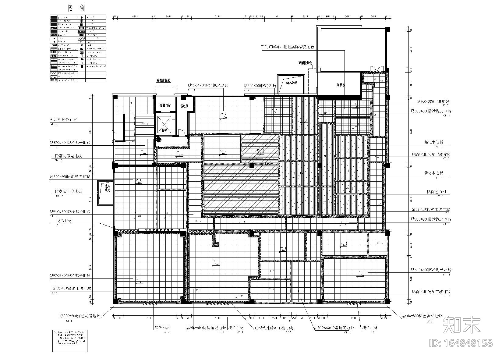 [安顺]正源-华西派出所工程施工图+工程清单cad施工图下载【ID:164848158】