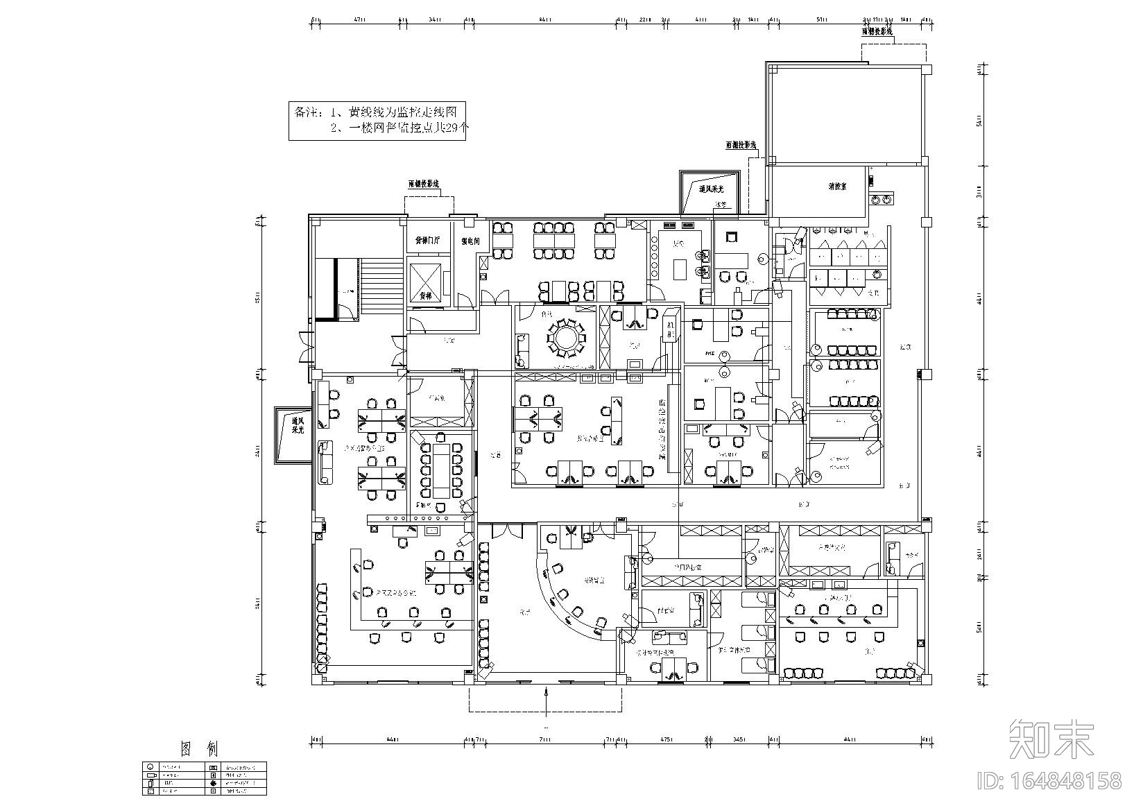 [安顺]正源-华西派出所工程施工图+工程清单cad施工图下载【ID:164848158】