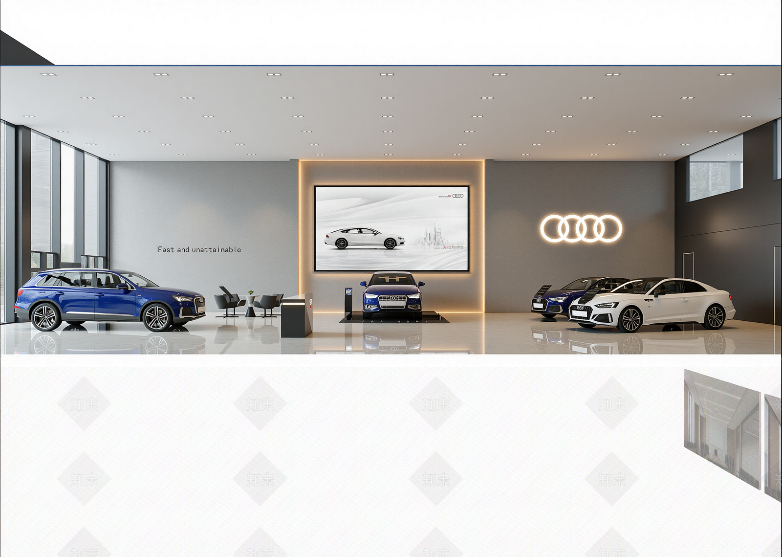 现代汽车展厅3D模型下载【ID:1214940476】