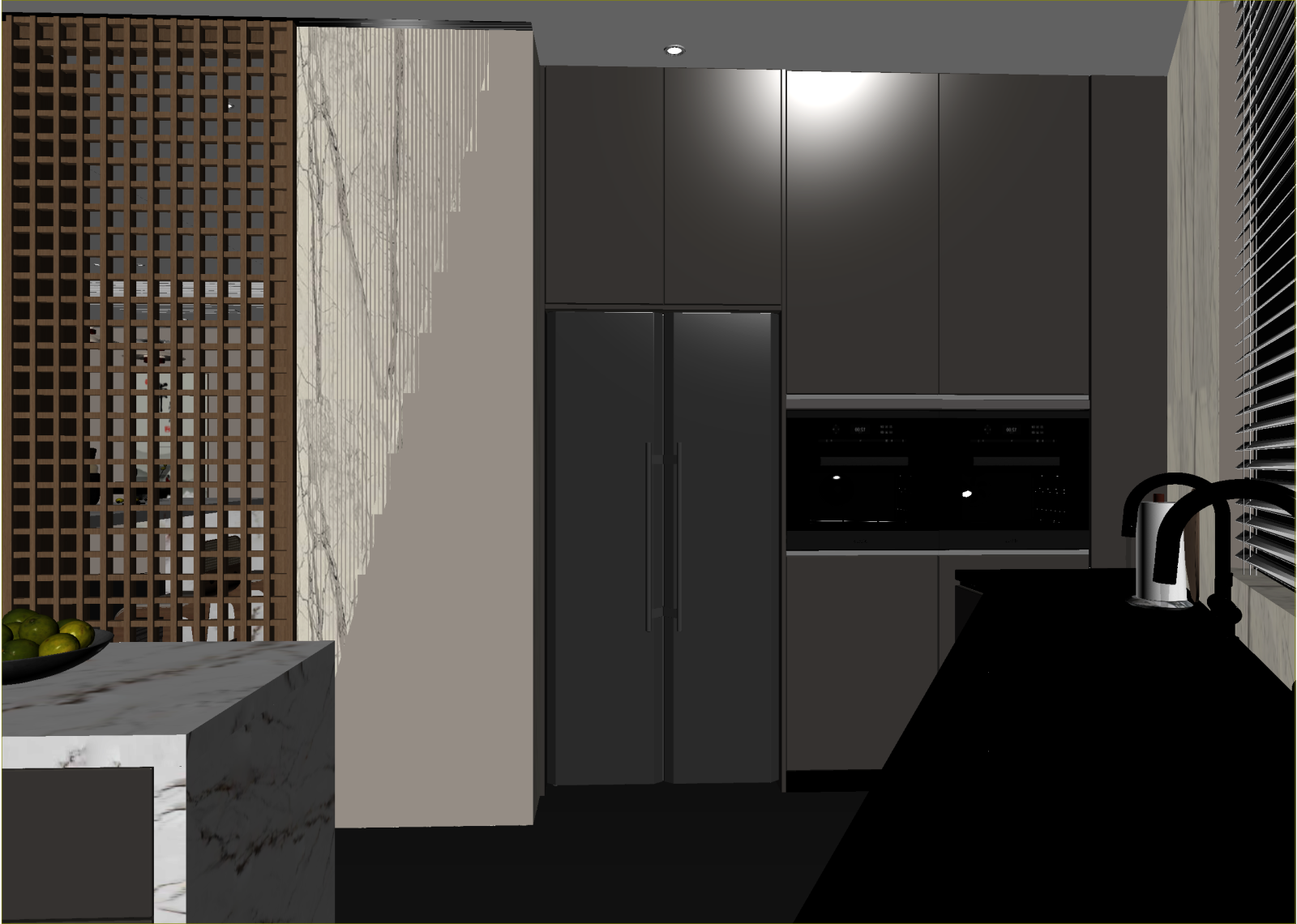 新中式后厨3D模型下载【ID:1214142924】